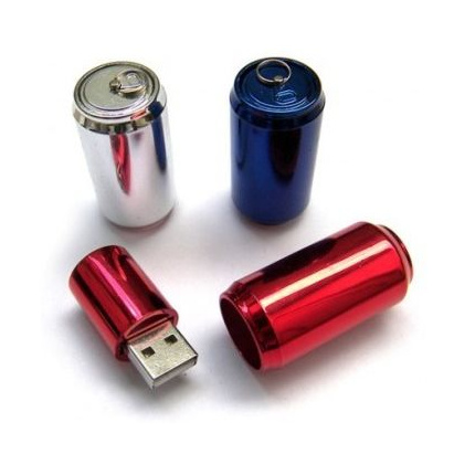 Maßgefertigte USB-Stick in Form einer Bierdose - Topgiving